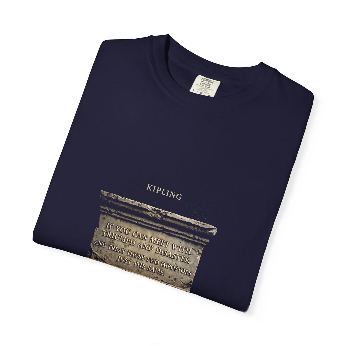Kipling "If—" T-Shirt — Triumph and Disaster | Full Poem Literary Tee | Palimpsest