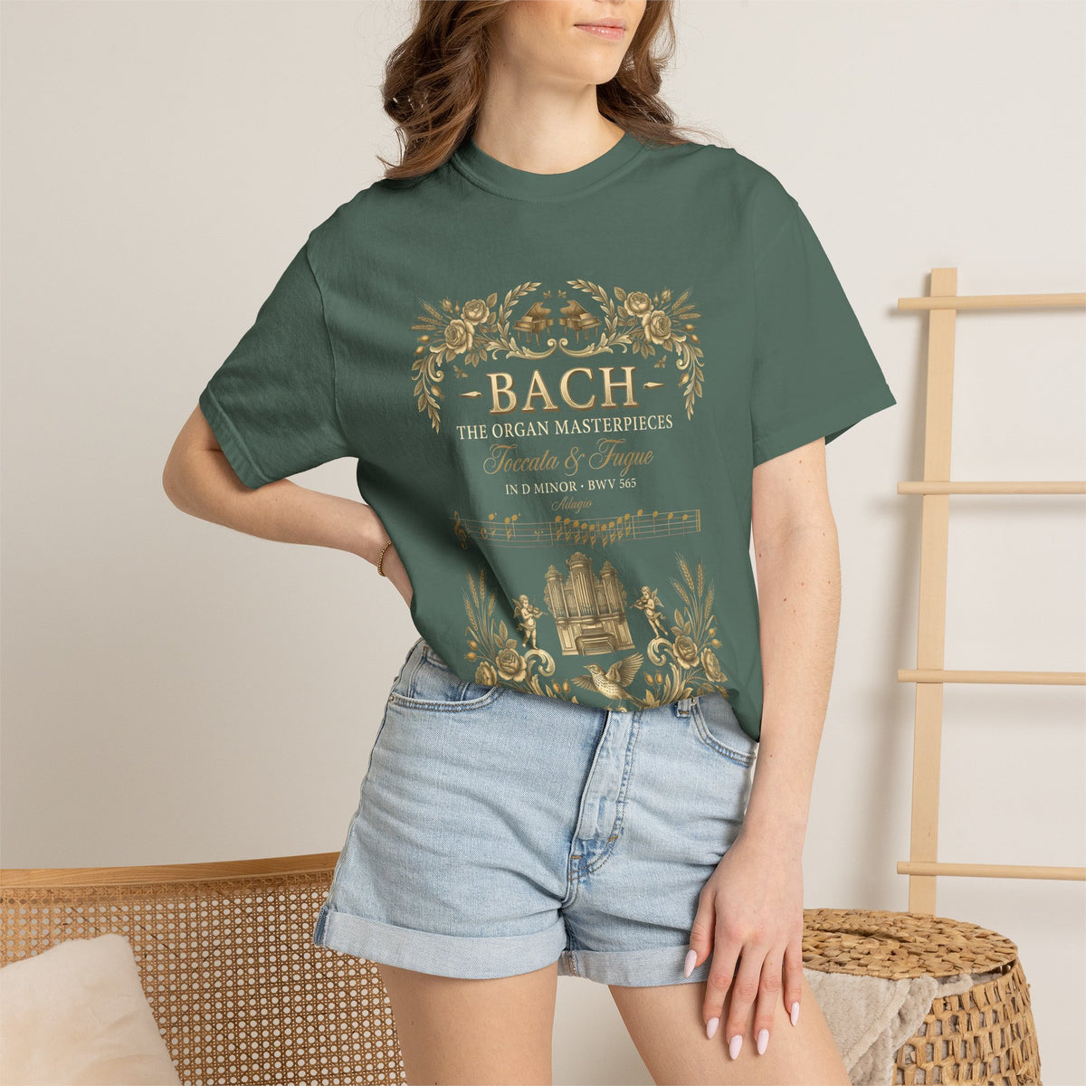 Bach T-Shirt — Toccata in D minor BWV 565