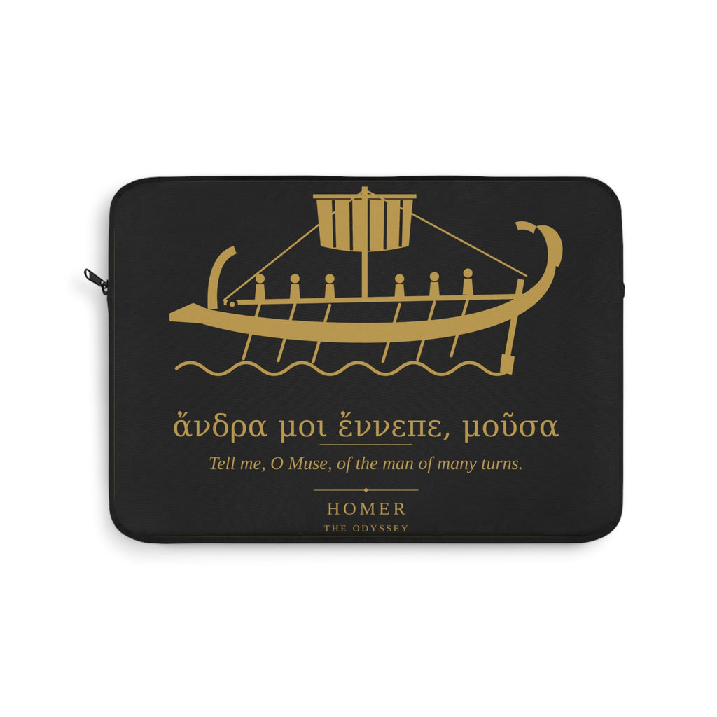 The Odyssey Laptop Sleeve — Homer | Greek Epic Literary Laptop Case | Palimpsest