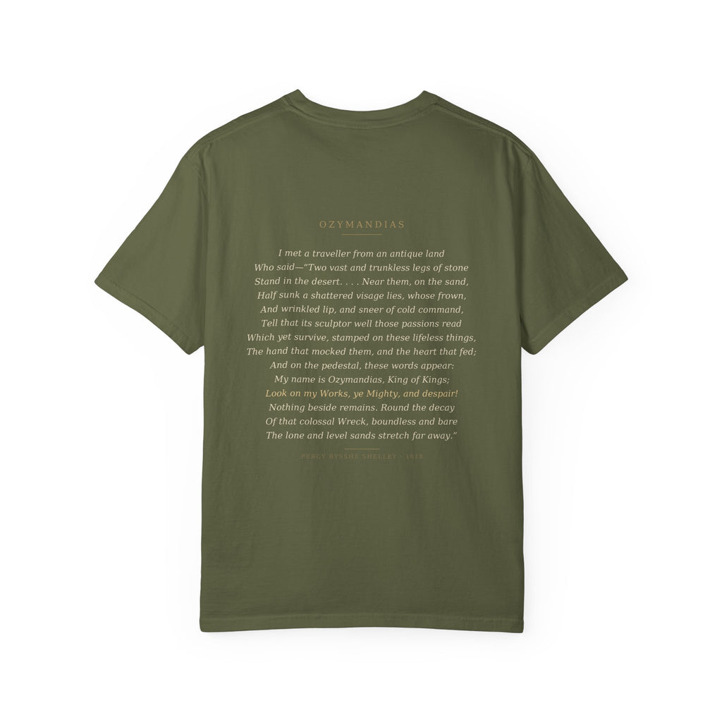 Ozymandias Poetry T-Shirt — Shelley Sonnet