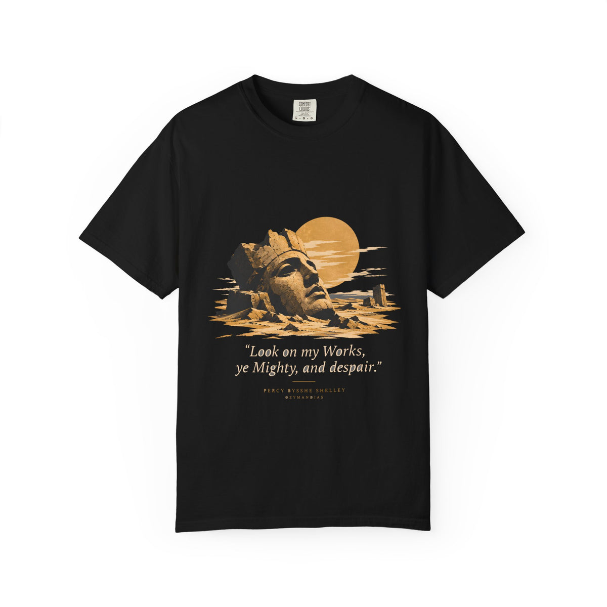 Ozymandias Poetry T-Shirt — Shelley Sonnet