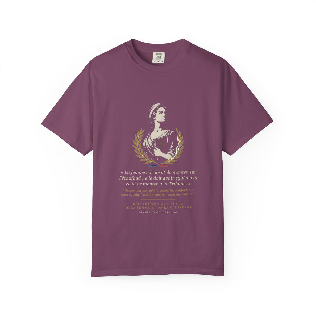Olympe de Gouges "Rights of Woman / Droits de la Femme" Bilingual Feminist Tee