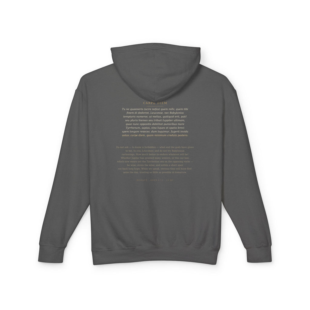 Carpe Diem Hoodie — Horace | Palimpsest