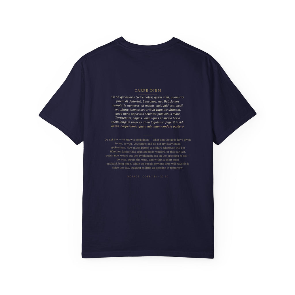 Carpe Diem Tee — Horace | Palimpsest