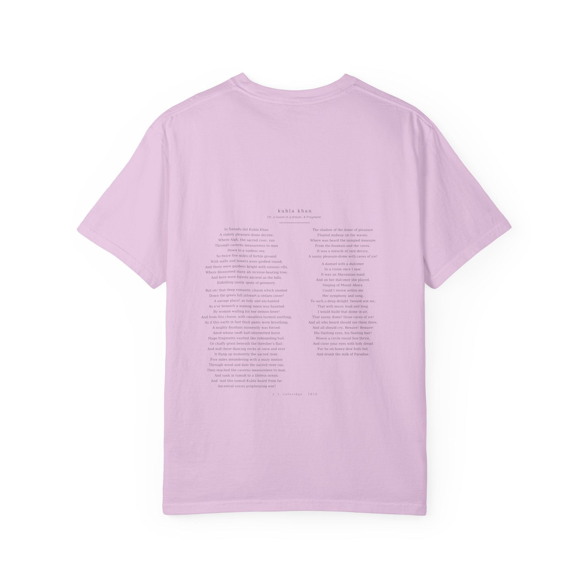 Kubla Khan Tee — Coleridge | Palimpsest
