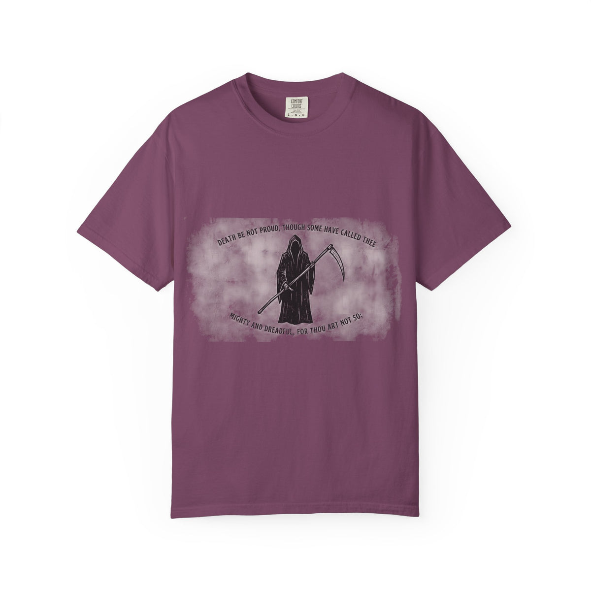 Death Be Not Proud Tee — Donne, Reaper