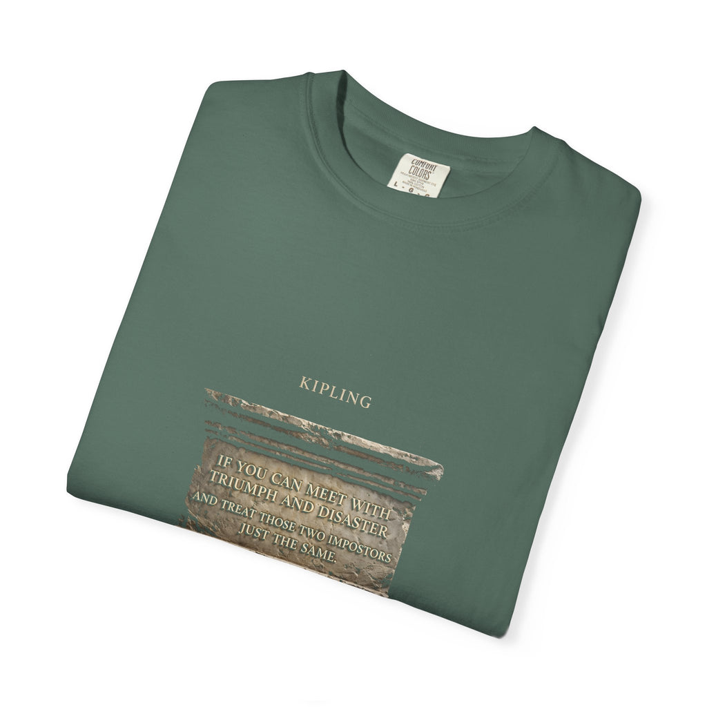 Kipling "If—" T-Shirt — Triumph and Disaster | Full Poem Literary Tee | Palimpsest