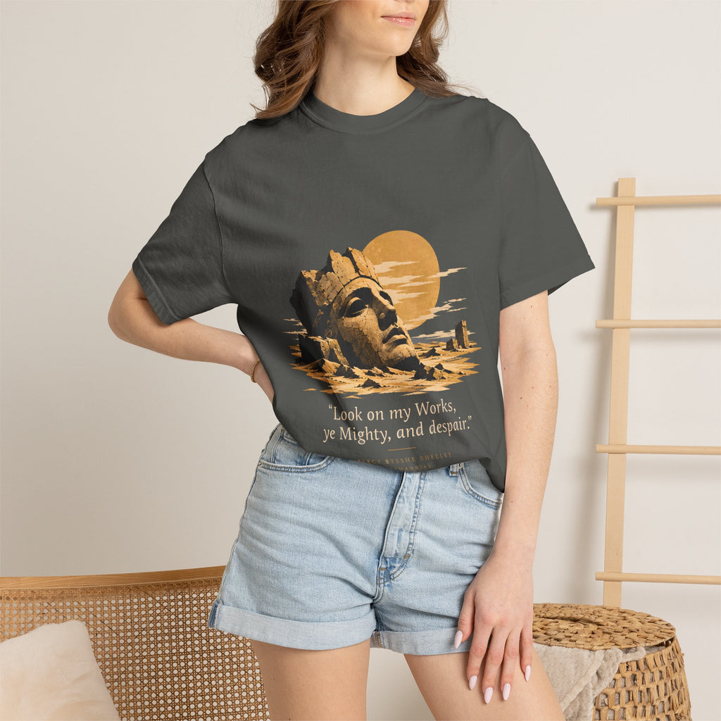 Ozymandias Poetry T-Shirt — Shelley Sonnet