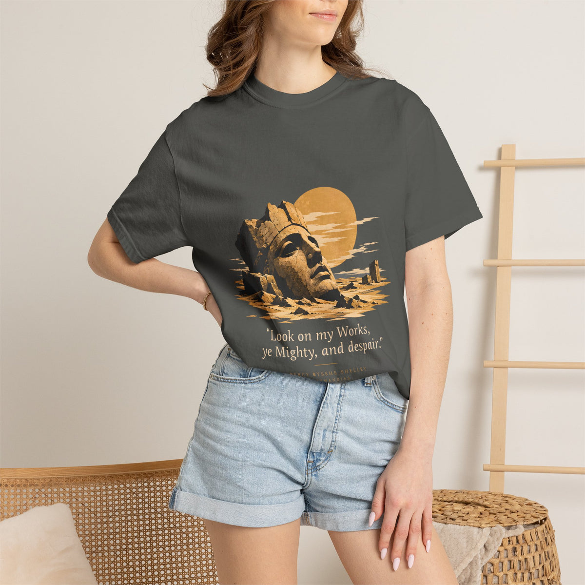 Ozymandias Poetry T-Shirt — Shelley Sonnet