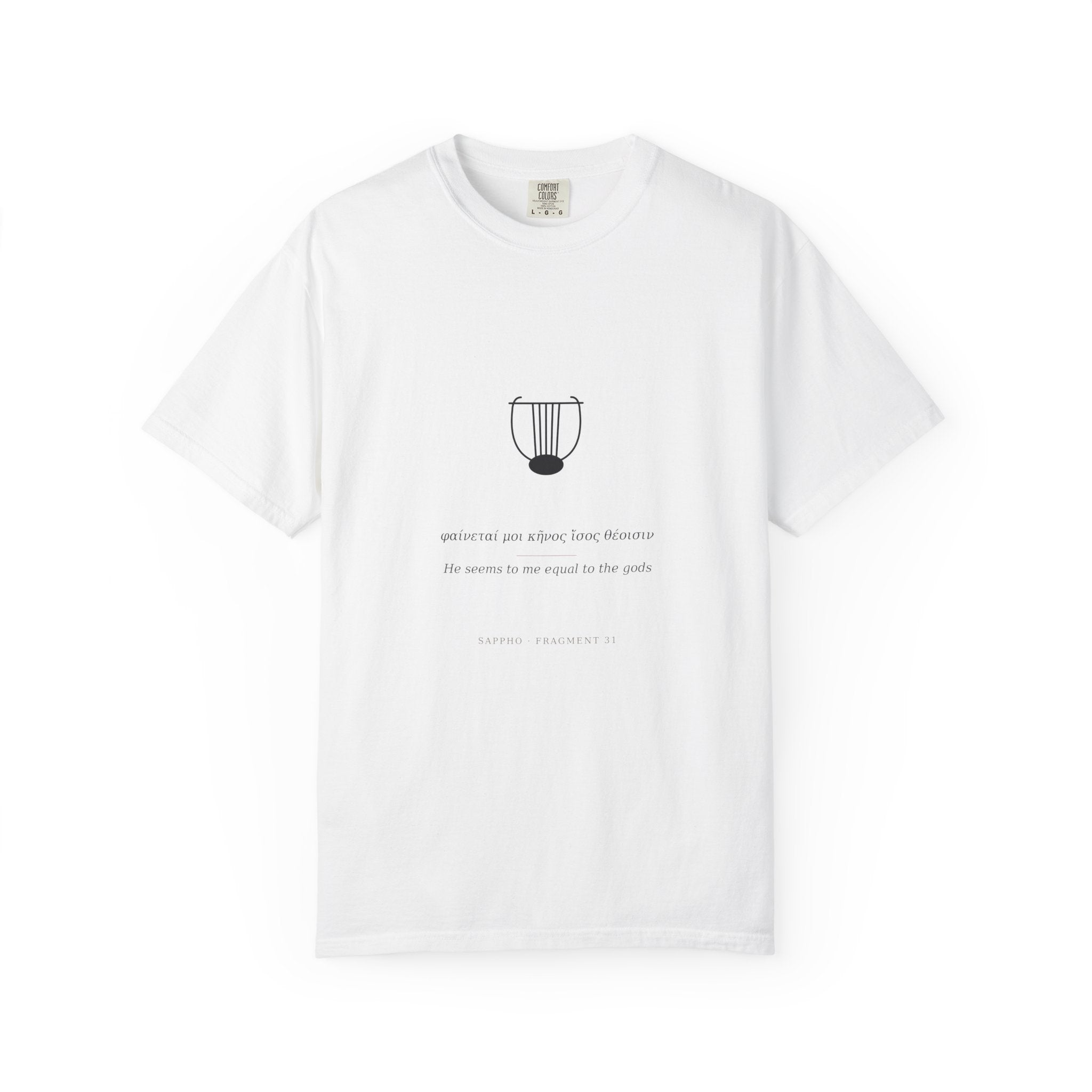 Sappho Tee — Fragment 31 | Palimpsest