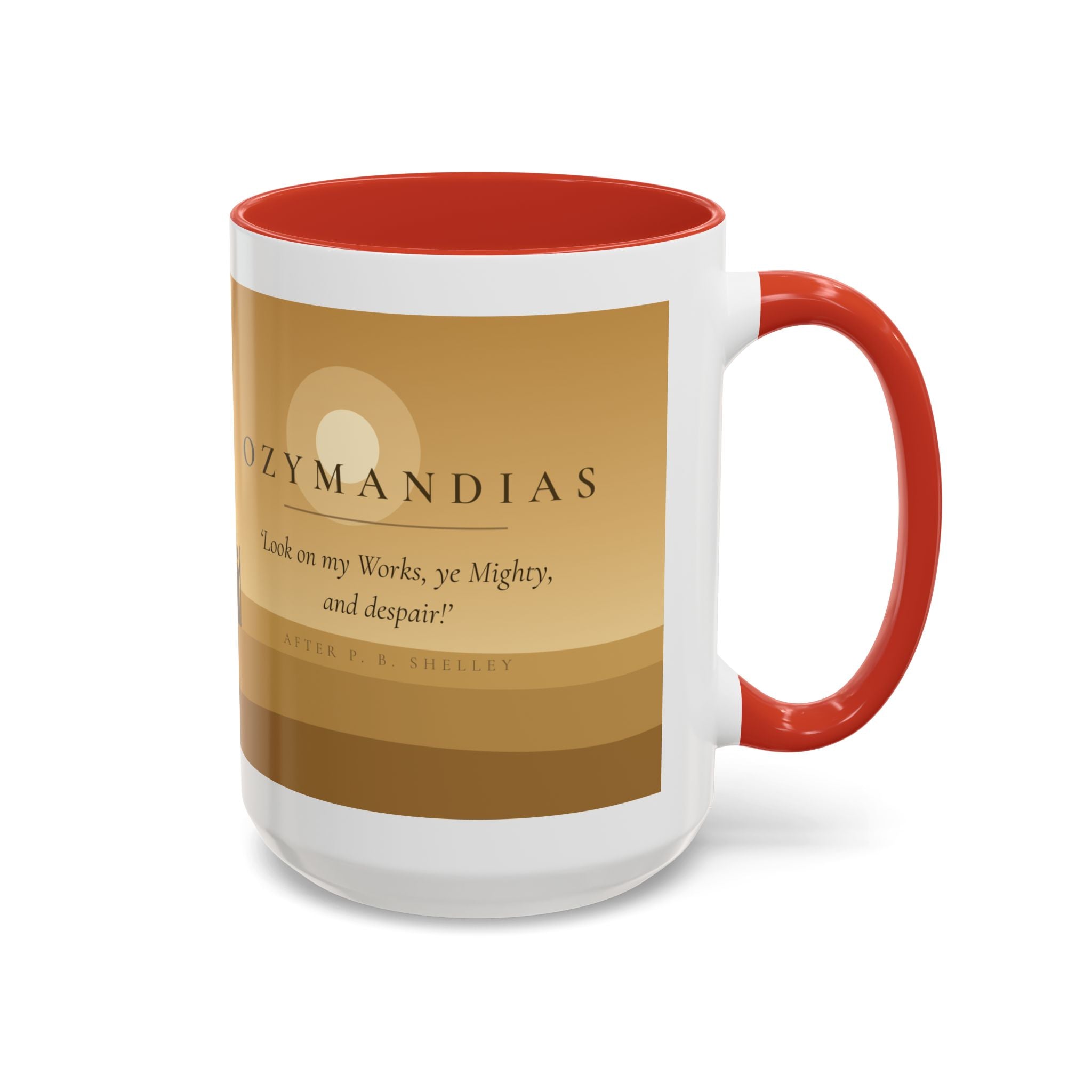 Ozymandias Mug — Shelley's Sonnet | Palimpsest