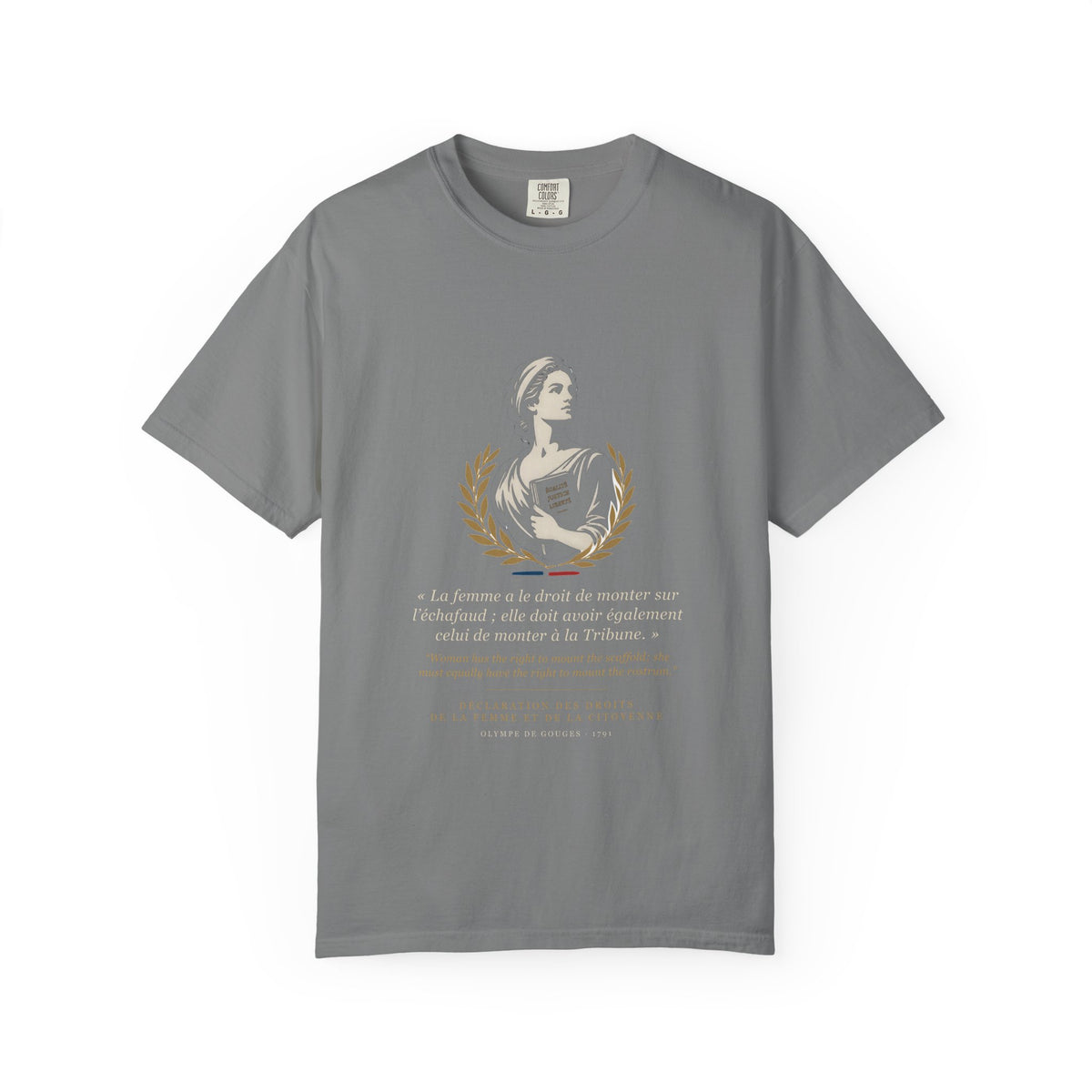 Olympe de Gouges "Rights of Woman / Droits de la Femme" Bilingual Feminist Tee