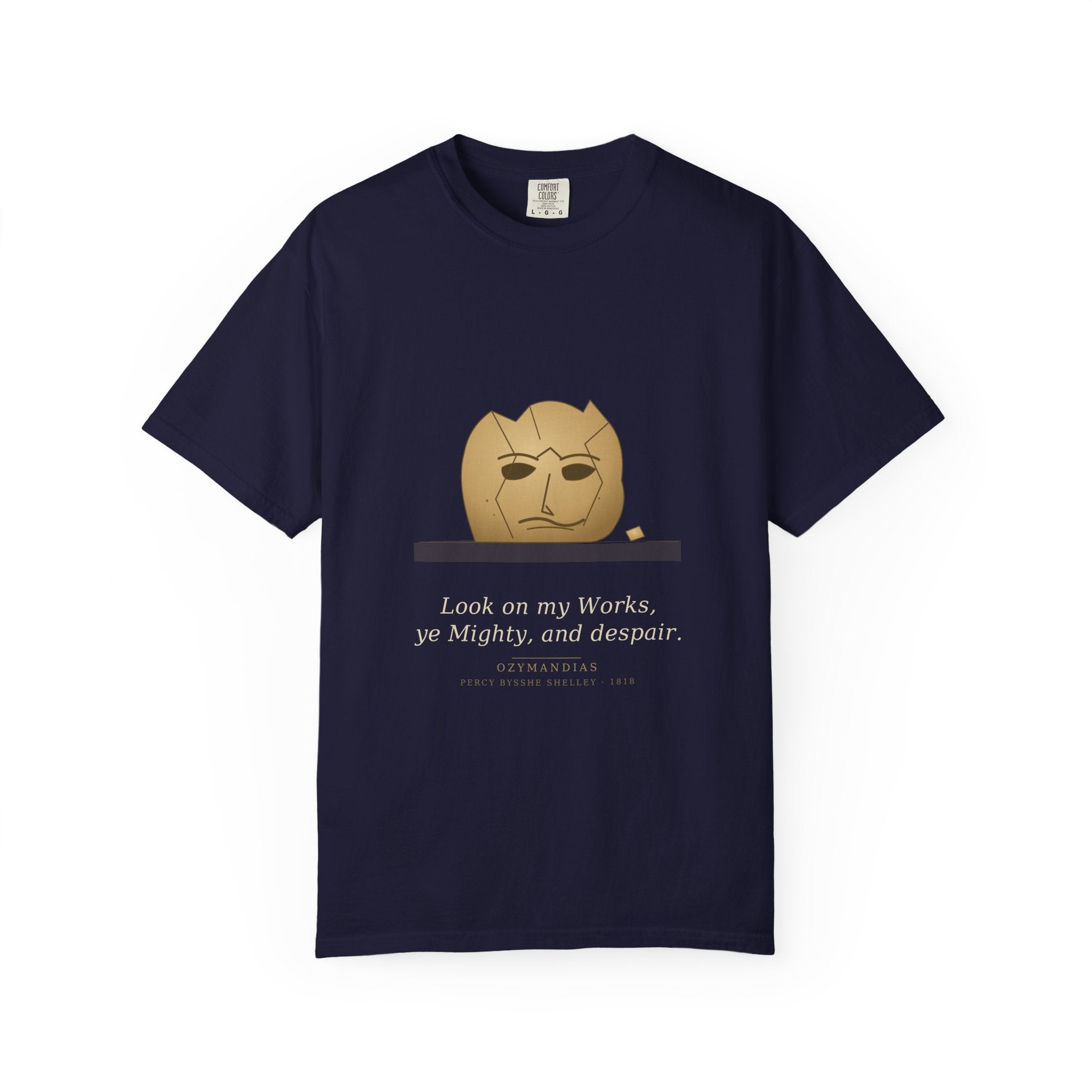 Ozymandias Tee — Shelley's Sonnet | Palimpsest