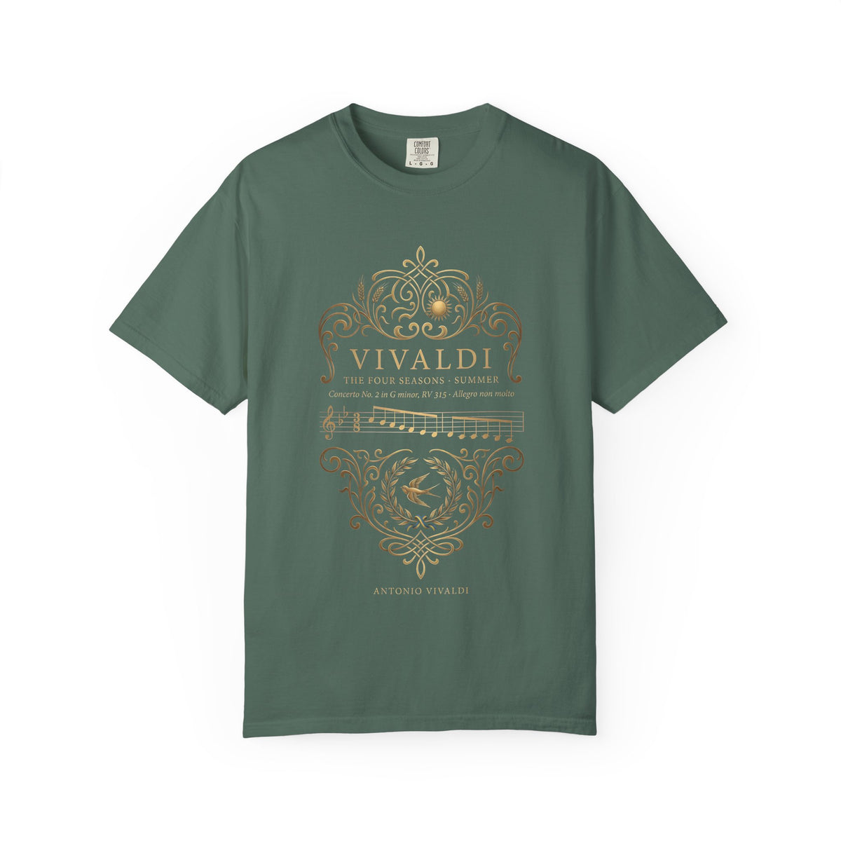 Vivaldi T-Shirt — The Four Seasons "Summer" RV 315
