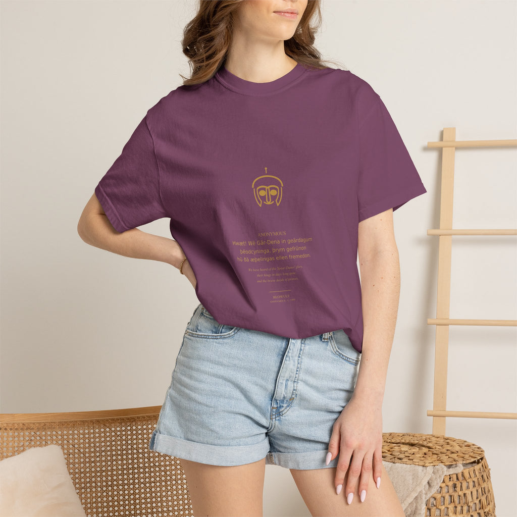 Beowulf Tee — Old English Epic | Palimpsest