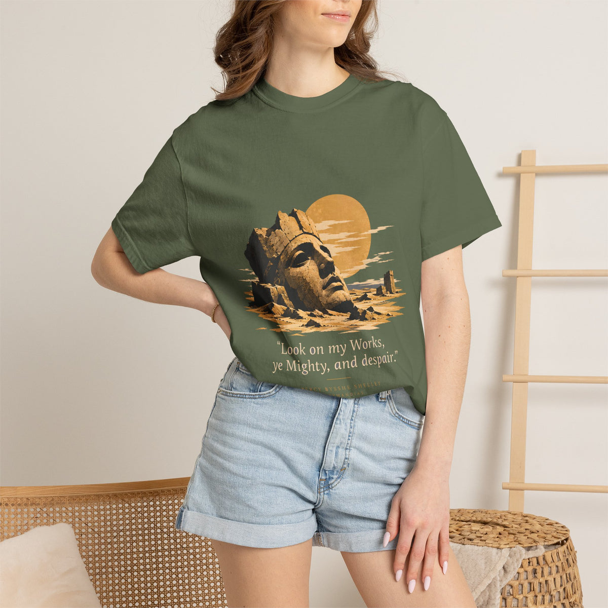 Ozymandias Poetry T-Shirt — Shelley Sonnet
