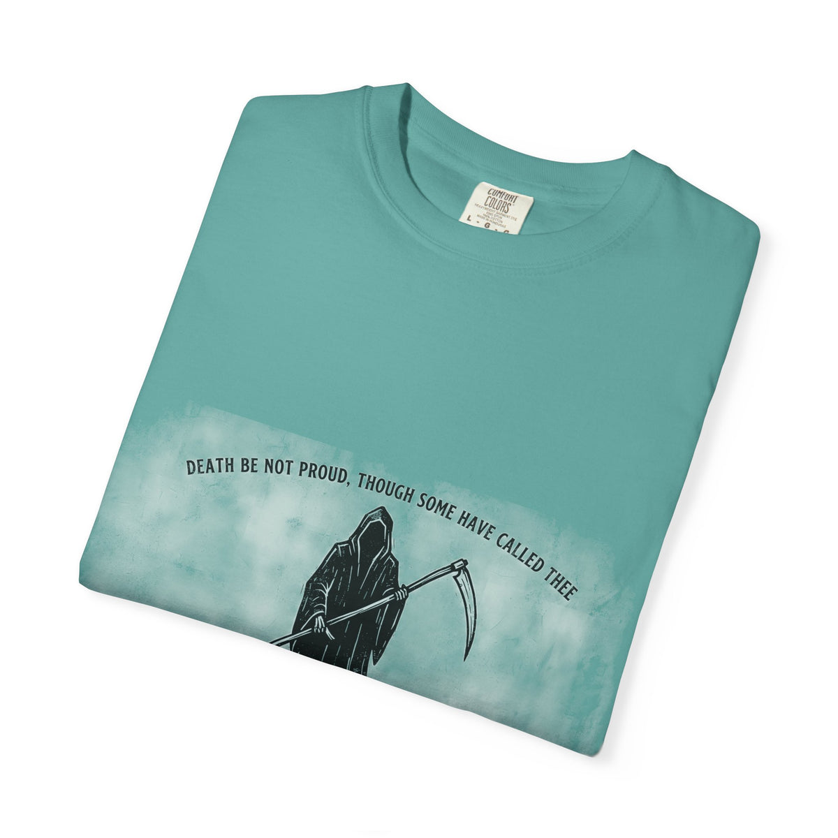 Death Be Not Proud Tee — Donne, Reaper