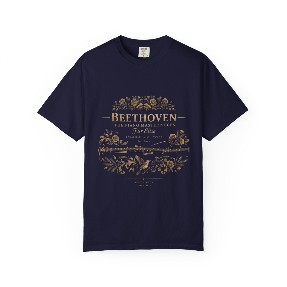 Beethoven T-Shirt — Für Elise (Bagatelle No. 25)