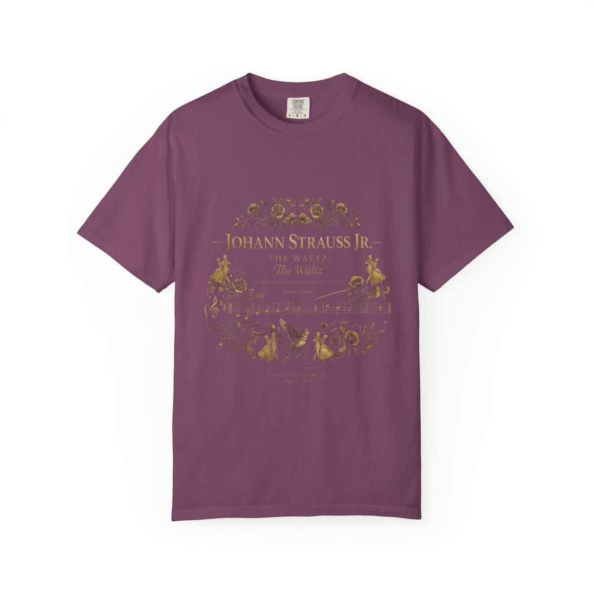 Johann Strauss II T-Shirt — The Blue Danube Waltz (Op. 314)