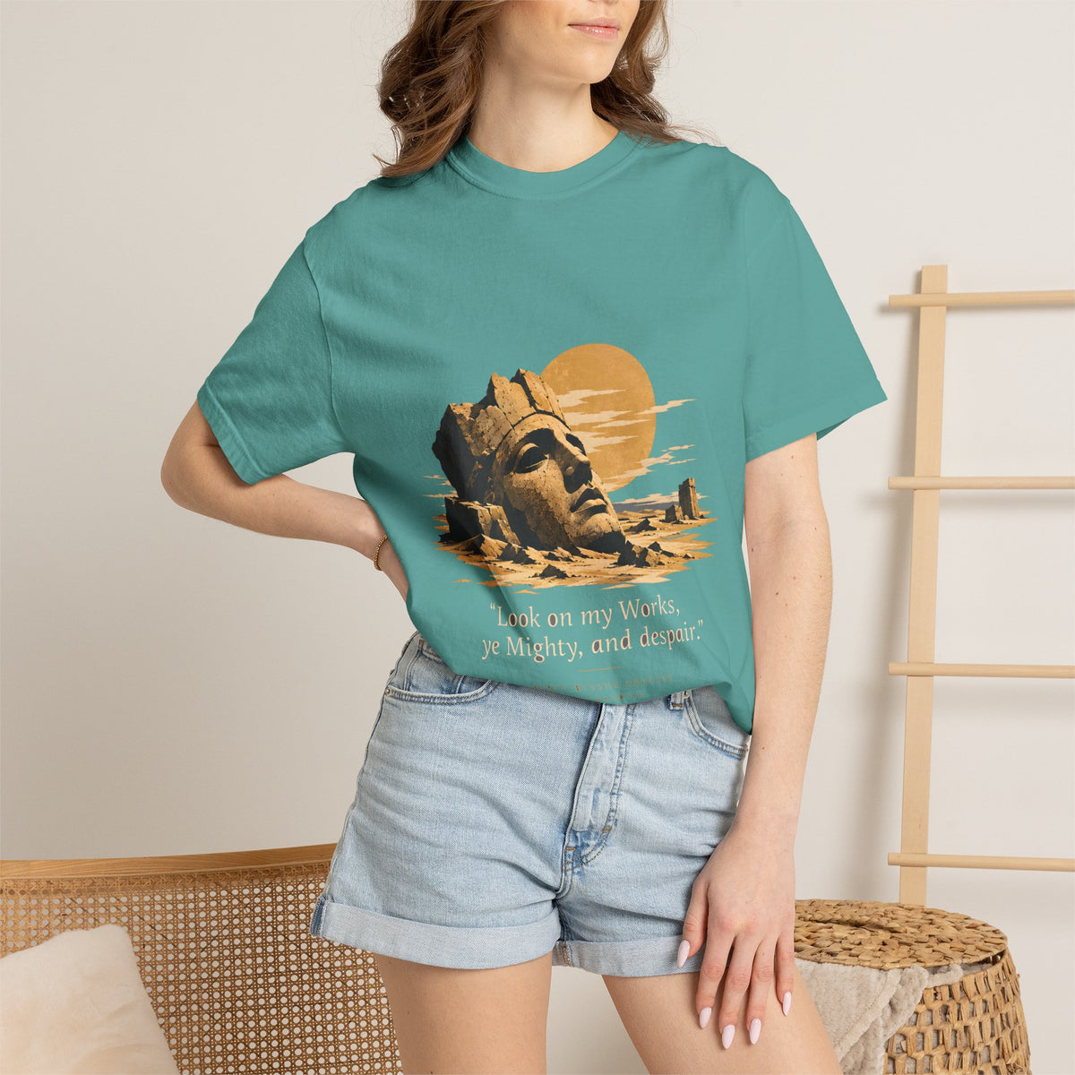 Ozymandias Poetry T-Shirt — Shelley Sonnet