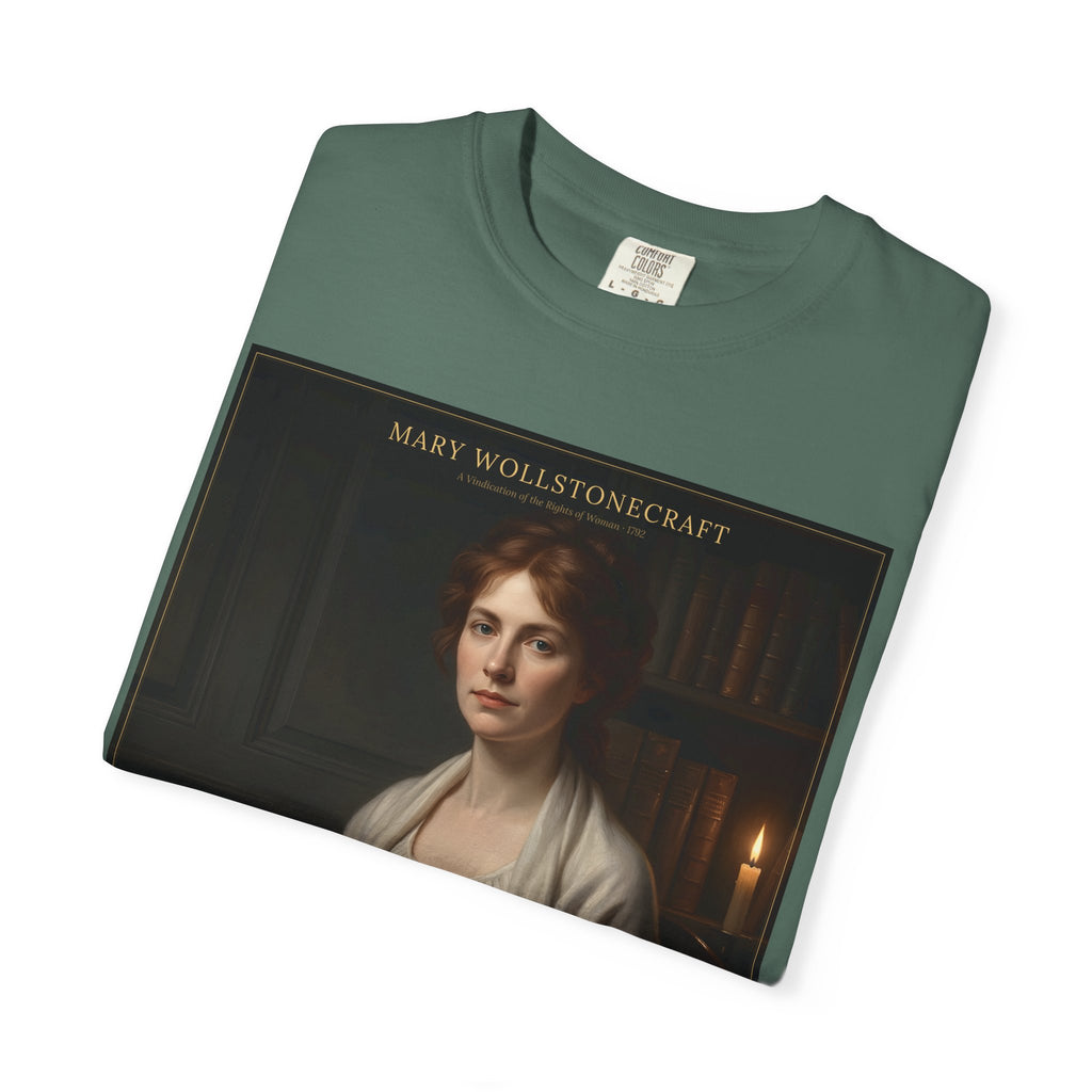 Mary Wollstonecraft T-Shirt — A Vindication of the Rights of Woman | Feminist Literary Portrait Tee | Palimpsest