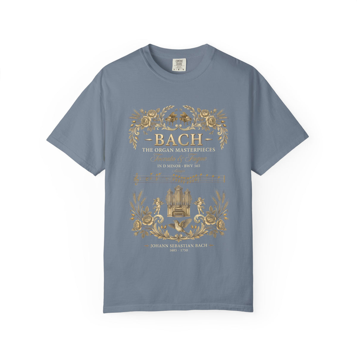 Bach T-Shirt — Toccata in D minor BWV 565