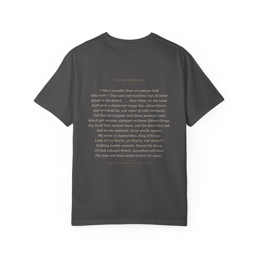 Ozymandias Poetry T-Shirt — Shelley Sonnet