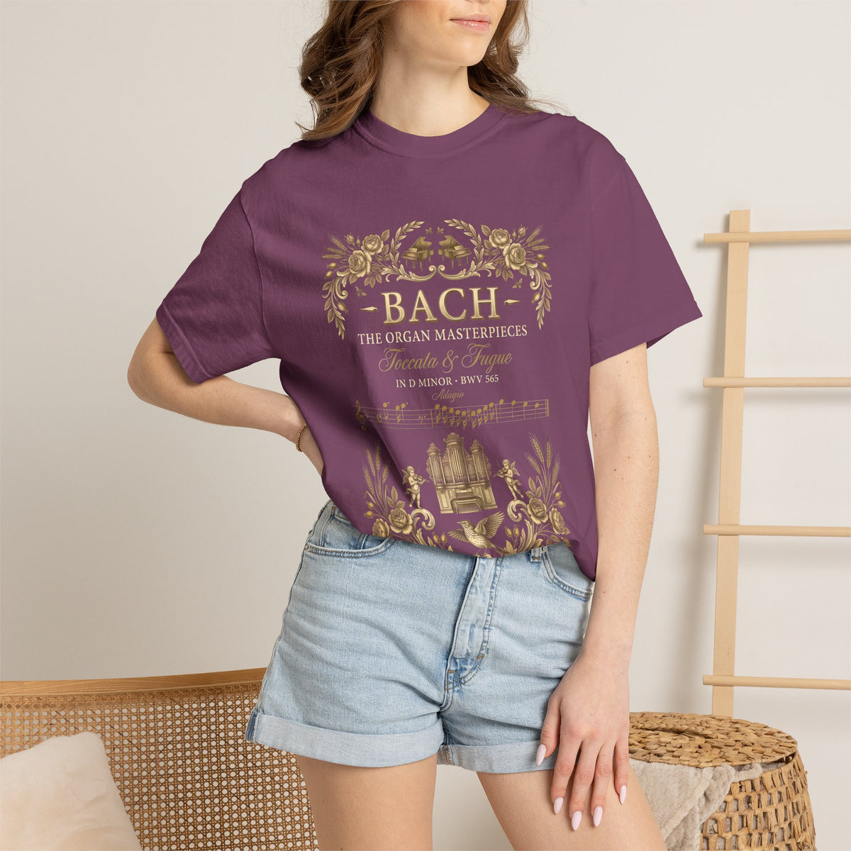 Bach T-Shirt — Toccata in D minor BWV 565