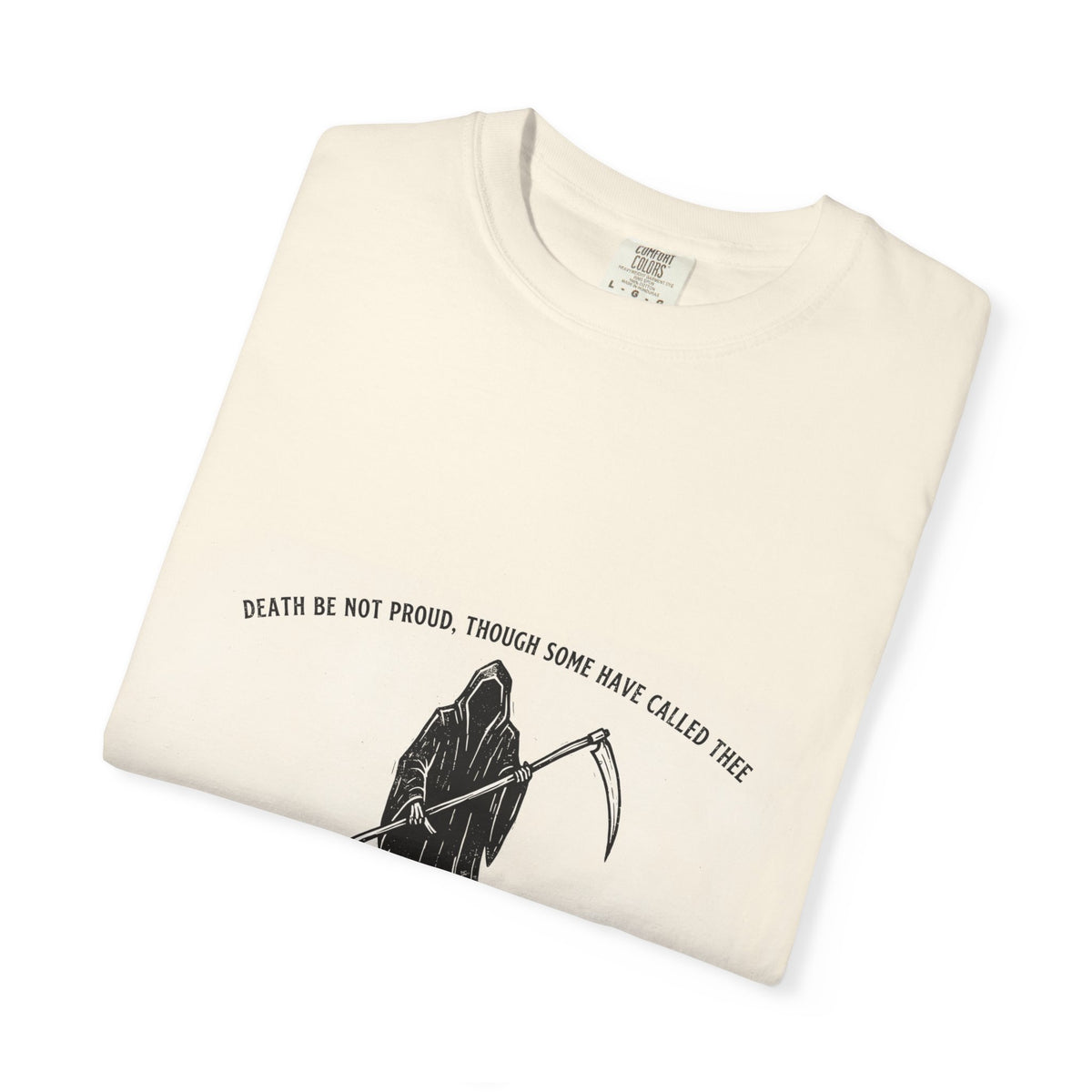 Death Be Not Proud Tee — Donne, Reaper