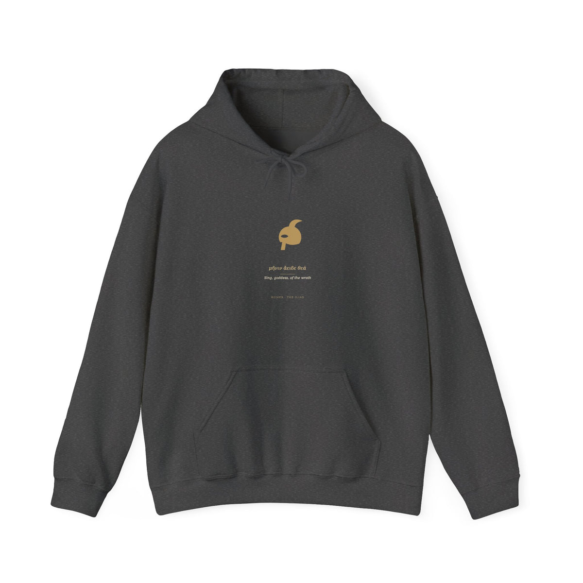 Iliad Trojan Helmet Hoodie  Greek Mythology Sweatshirt  Unisex Heavy Blend™ Gildan 18500  Literary Gift for History Lovers