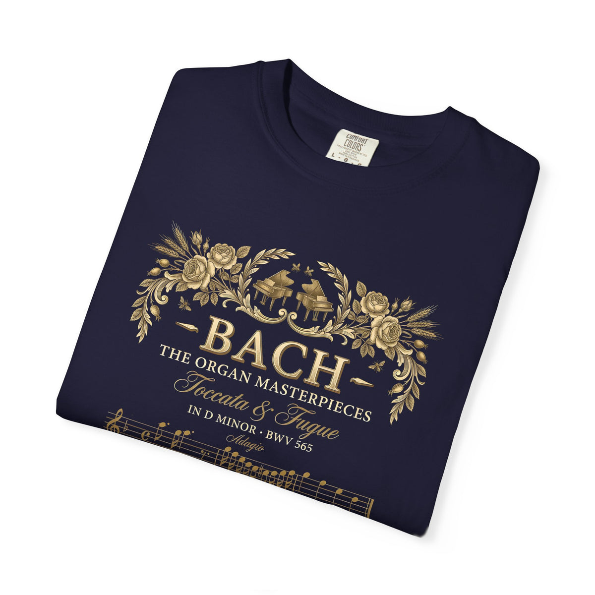 Bach T-Shirt — Toccata in D minor BWV 565