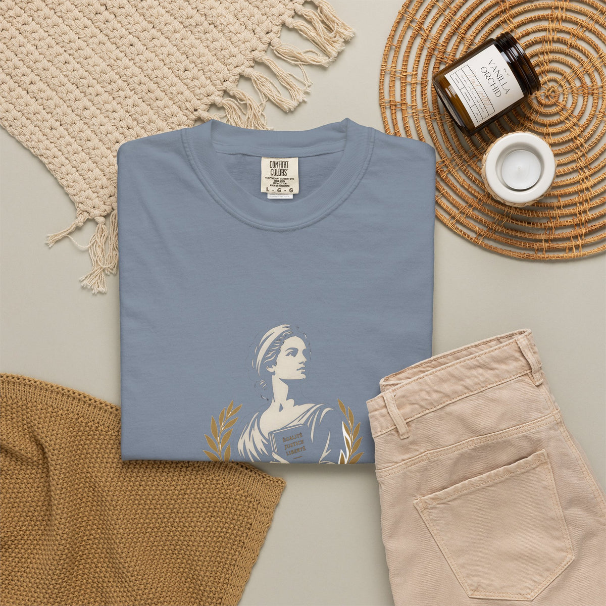 Olympe de Gouges "Rights of Woman / Droits de la Femme" Bilingual Feminist Tee