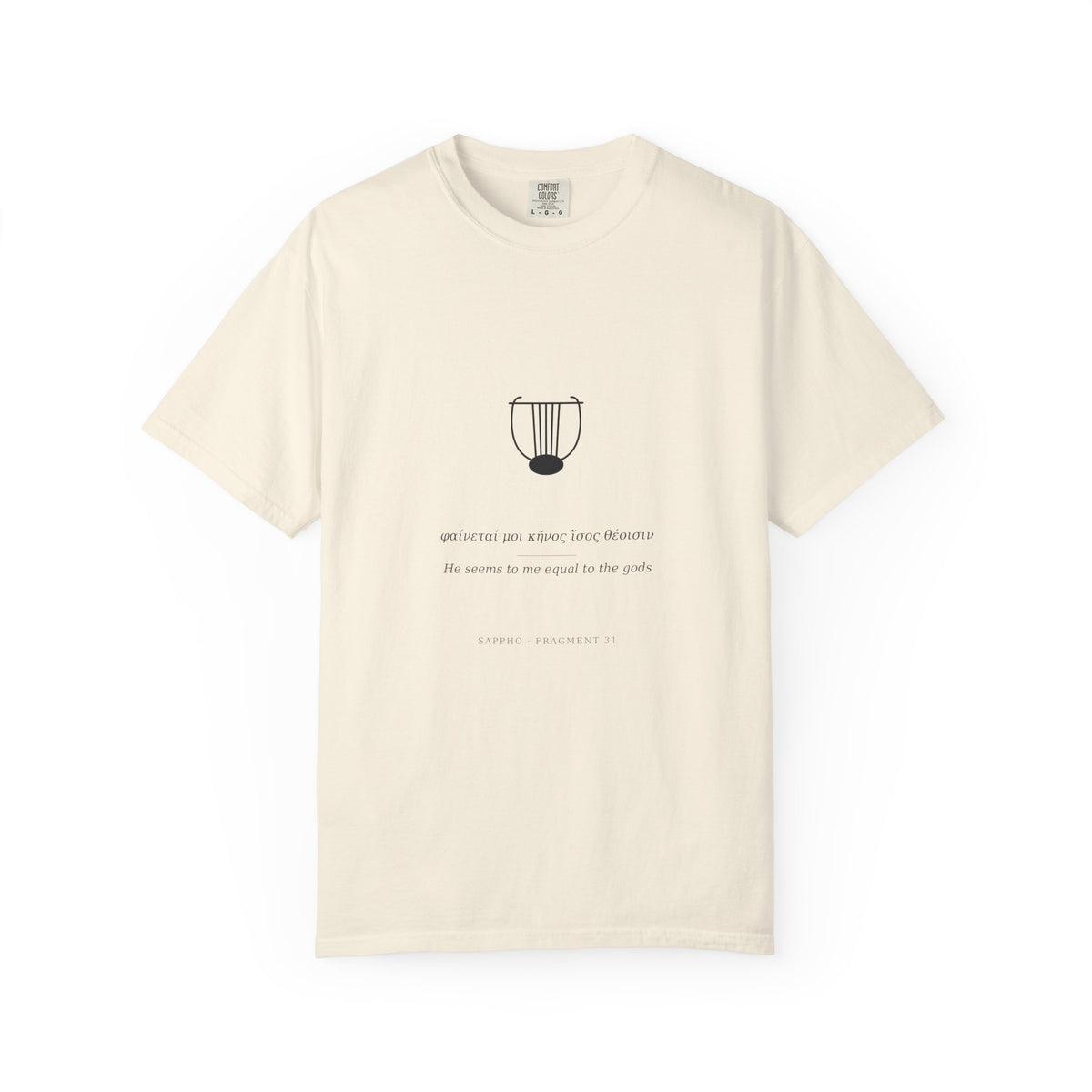 Sappho Tee — Fragment 31 | Palimpsest