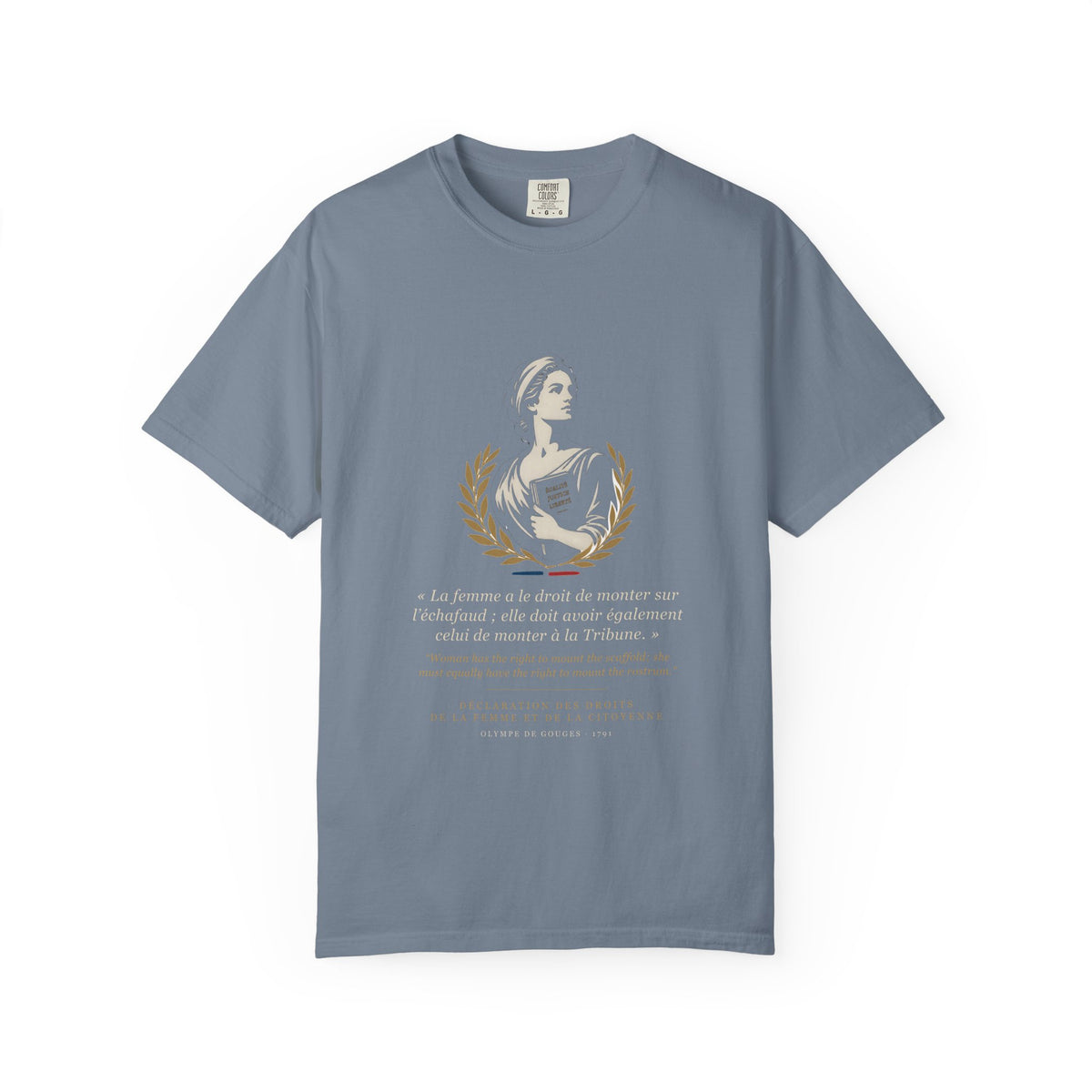 Olympe de Gouges "Rights of Woman / Droits de la Femme" Bilingual Feminist Tee