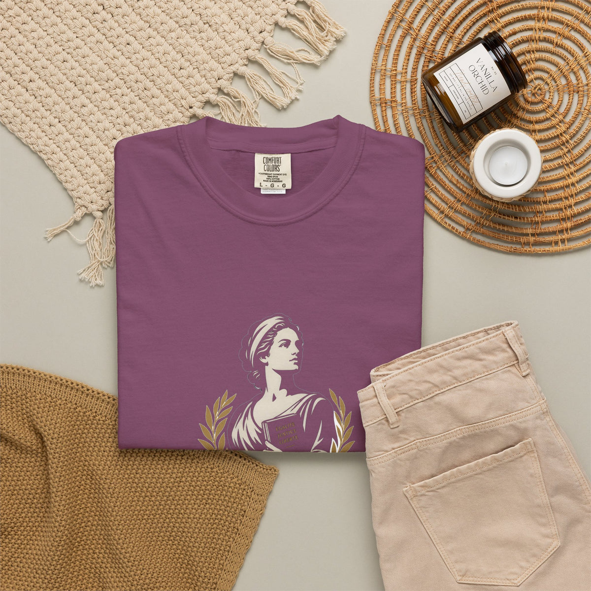 Olympe de Gouges "Rights of Woman / Droits de la Femme" Bilingual Feminist Tee