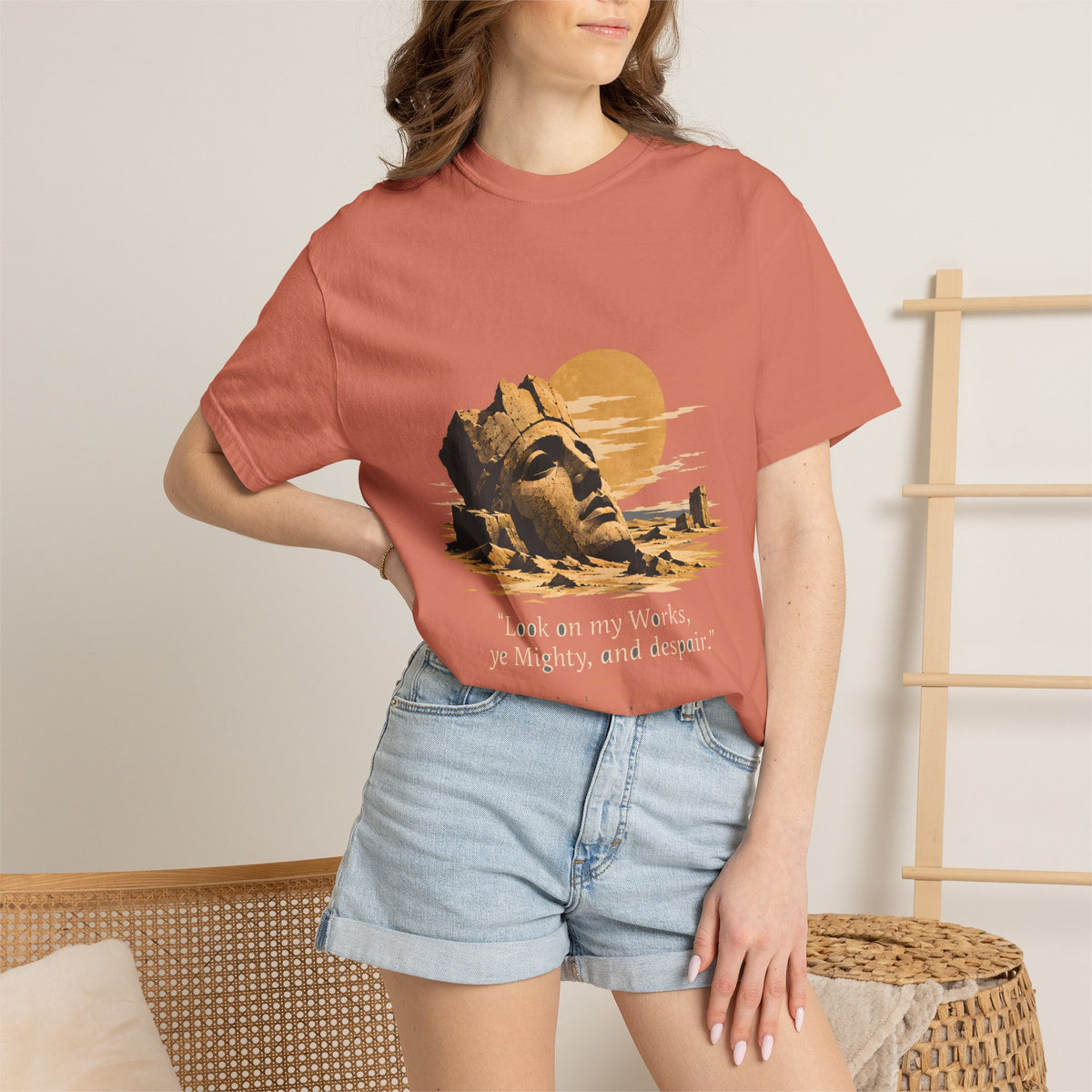 Ozymandias Poetry T-Shirt — Shelley Sonnet
