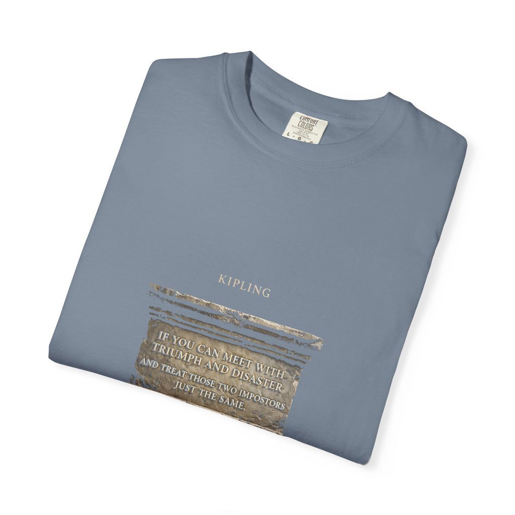 Kipling "If—" T-Shirt — Triumph and Disaster | Full Poem Literary Tee | Palimpsest
