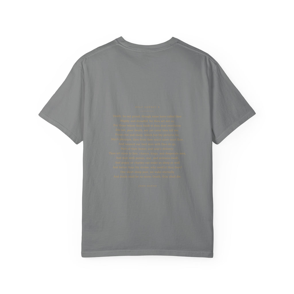 Death Be Not Proud Tee — Donne, Reaper