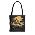 Ozymandias Tote Bag — Shelley Sonnet | Full Poem Dark Academia Literary Tote | Palimpsest