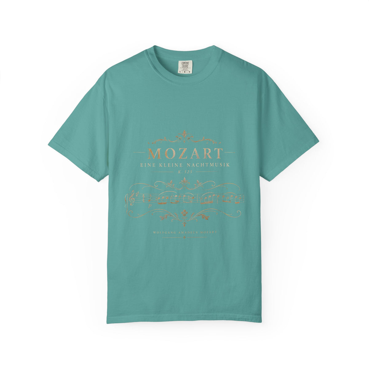 Mozart Eine Kleine Nachtmusik T-Shirt – Classical Music Sheet Art Tee