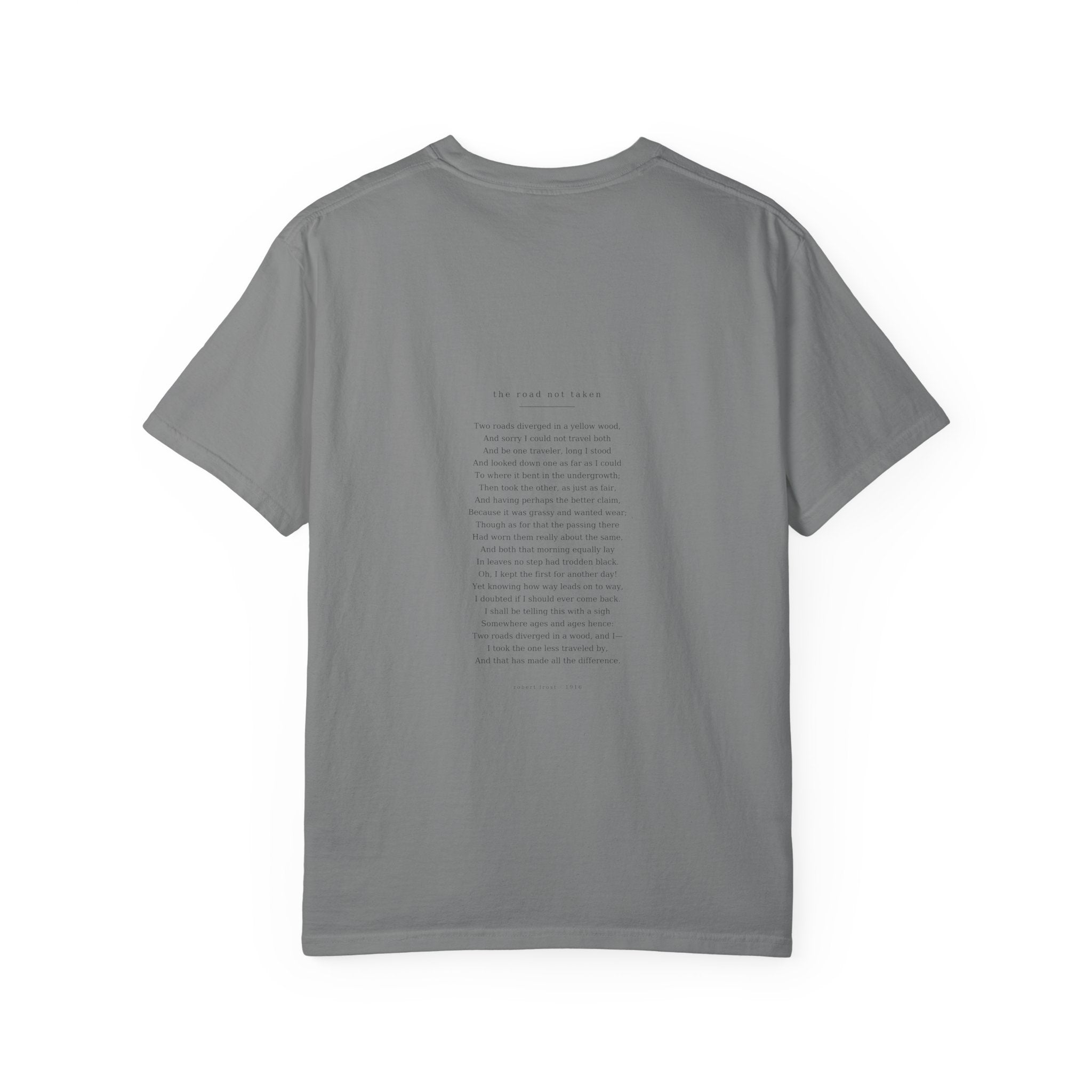 The Road Not Taken Tee — Frost | Palimpsest