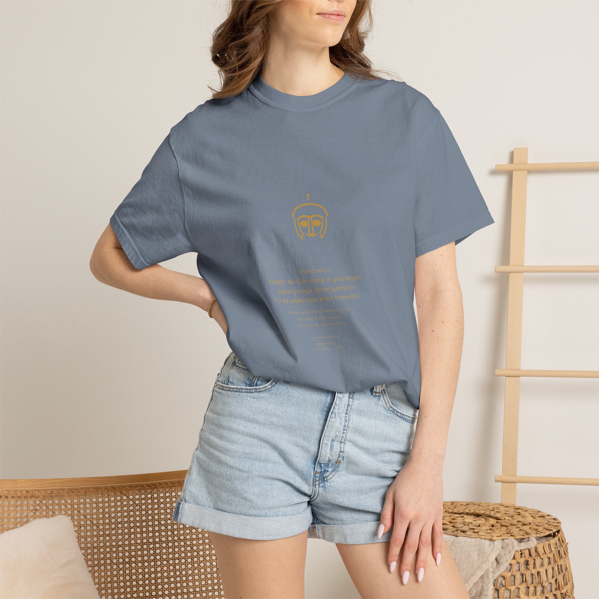 Beowulf Tee — Old English Epic | Palimpsest