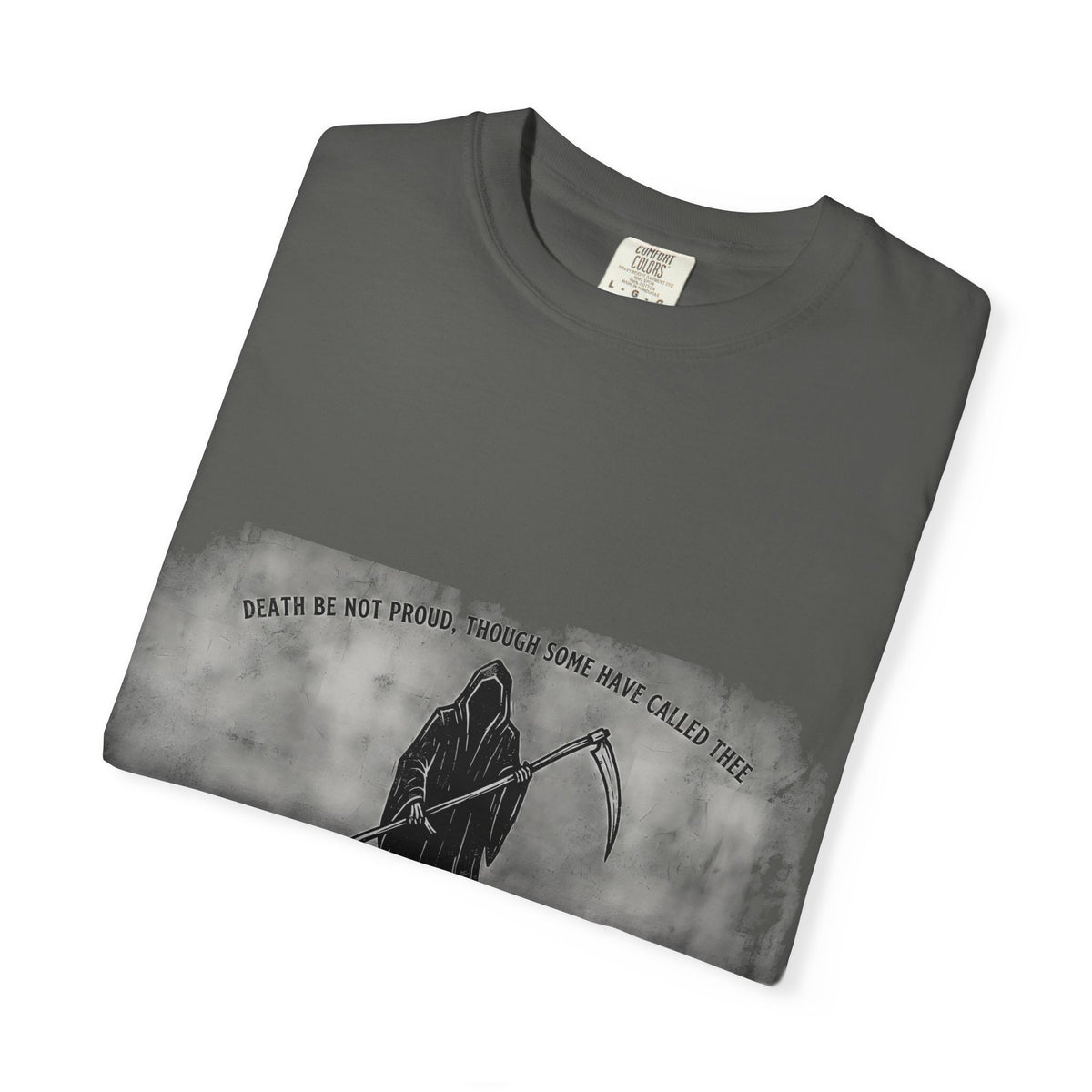 Death Be Not Proud Tee — Donne, Reaper