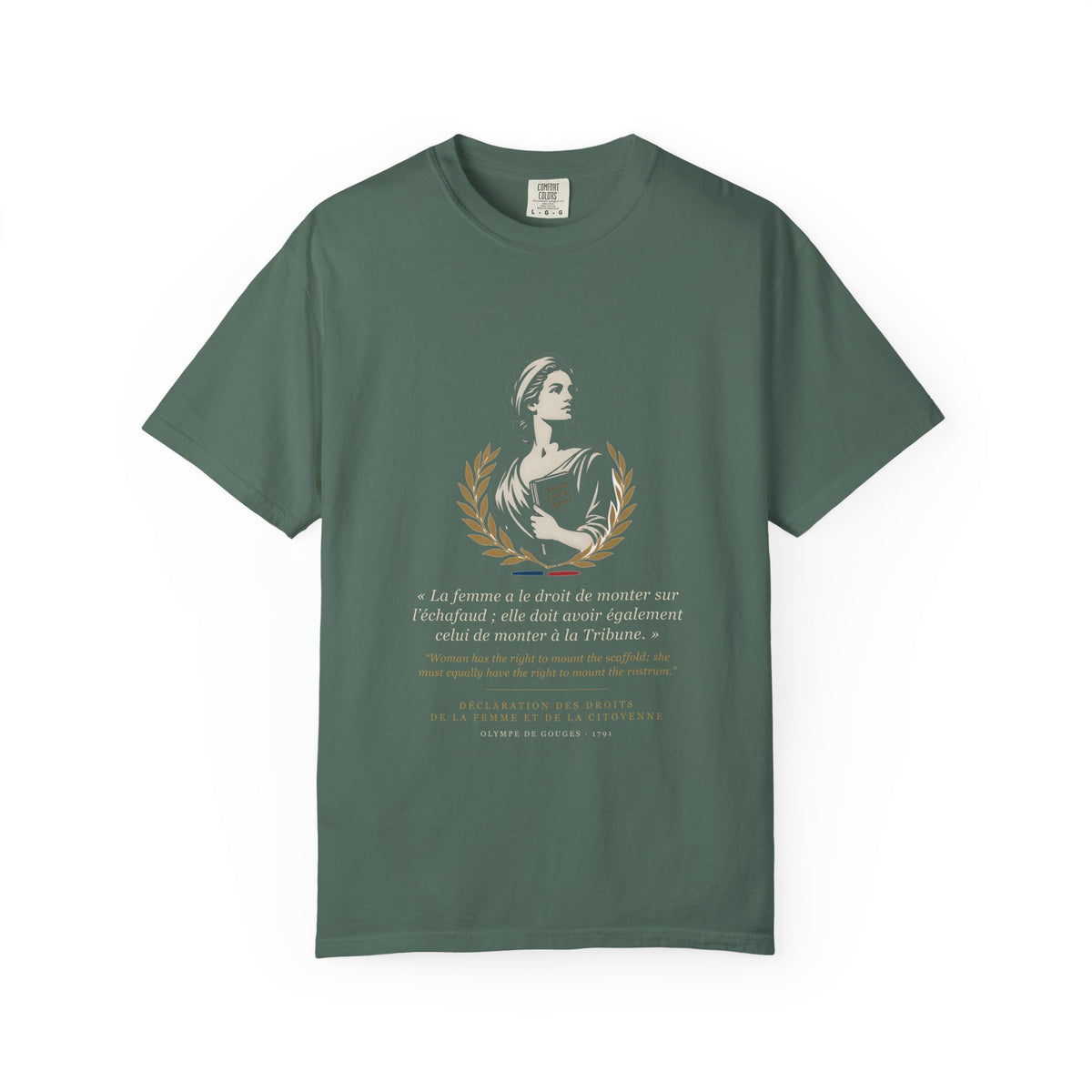 Olympe de Gouges "Rights of Woman / Droits de la Femme" Bilingual Feminist Tee