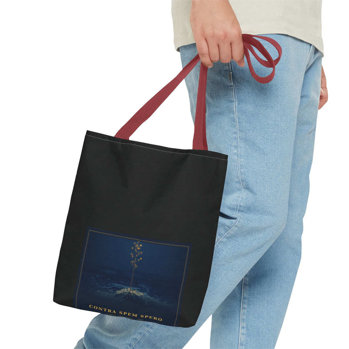 Contra Spem Spero Tote Bag — Lesya Ukrainka | Ukrainian Poem Literary Tote | Palimpsest