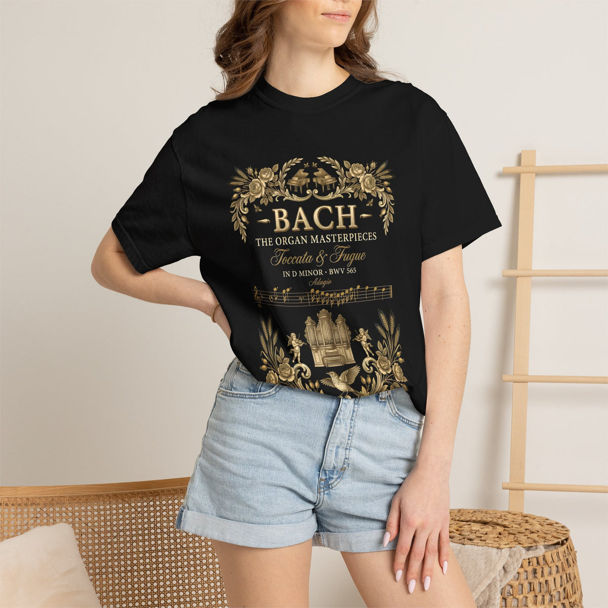 Bach T-Shirt — Toccata in D minor BWV 565