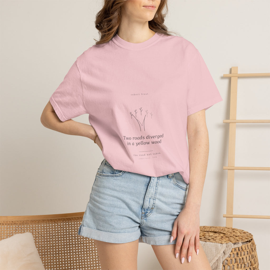 The Road Not Taken Tee — Frost | Palimpsest