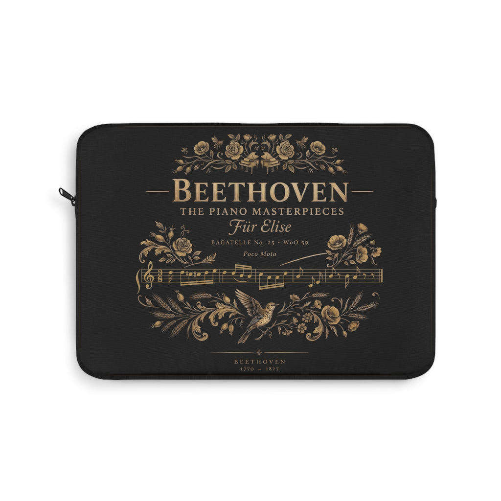 Beethoven Für Elise Laptop Sleeve — Sheet Music | Classical Music Laptop Case | Palimpsest