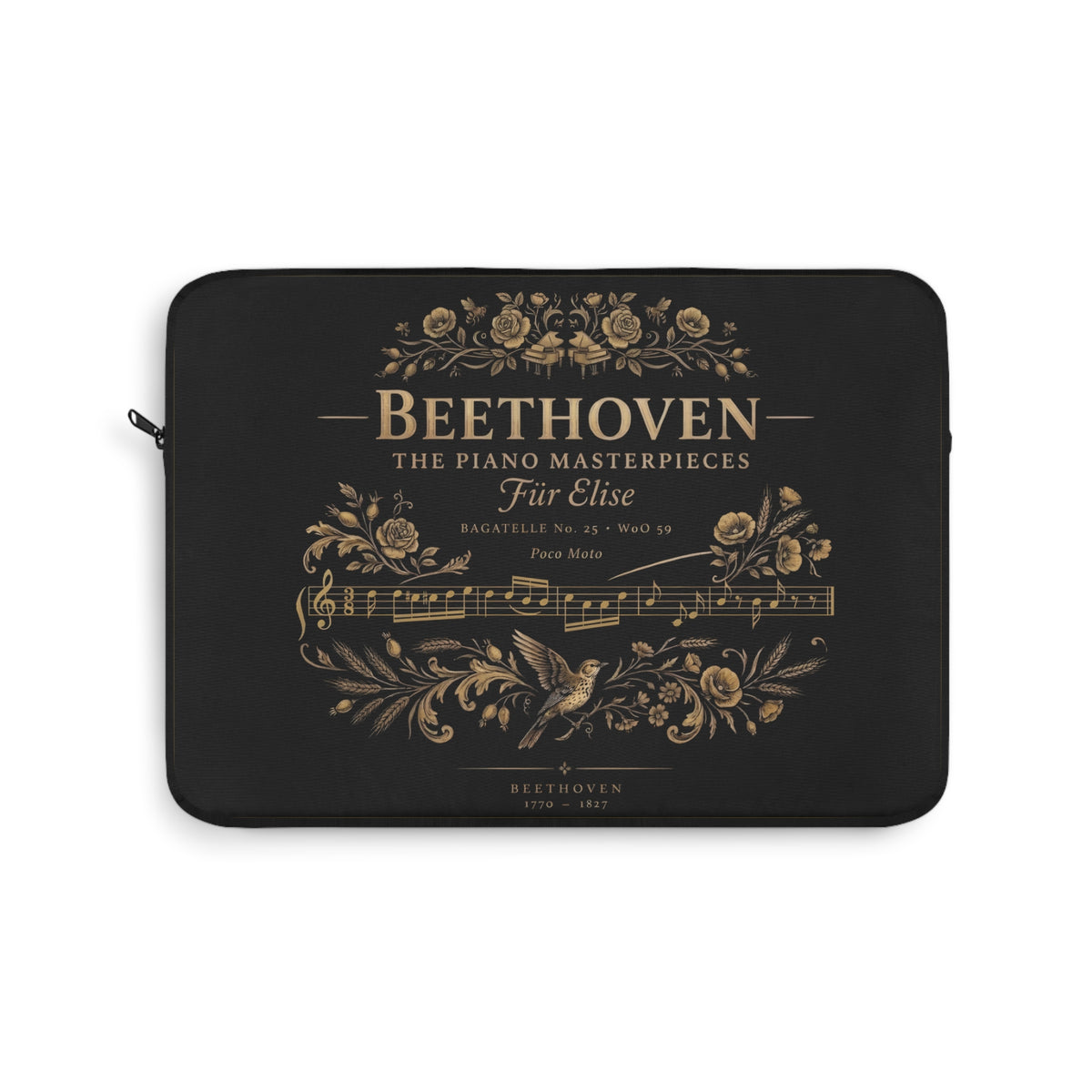 Beethoven Für Elise Laptop Sleeve — Sheet Music | Classical Music Laptop Case | Palimpsest