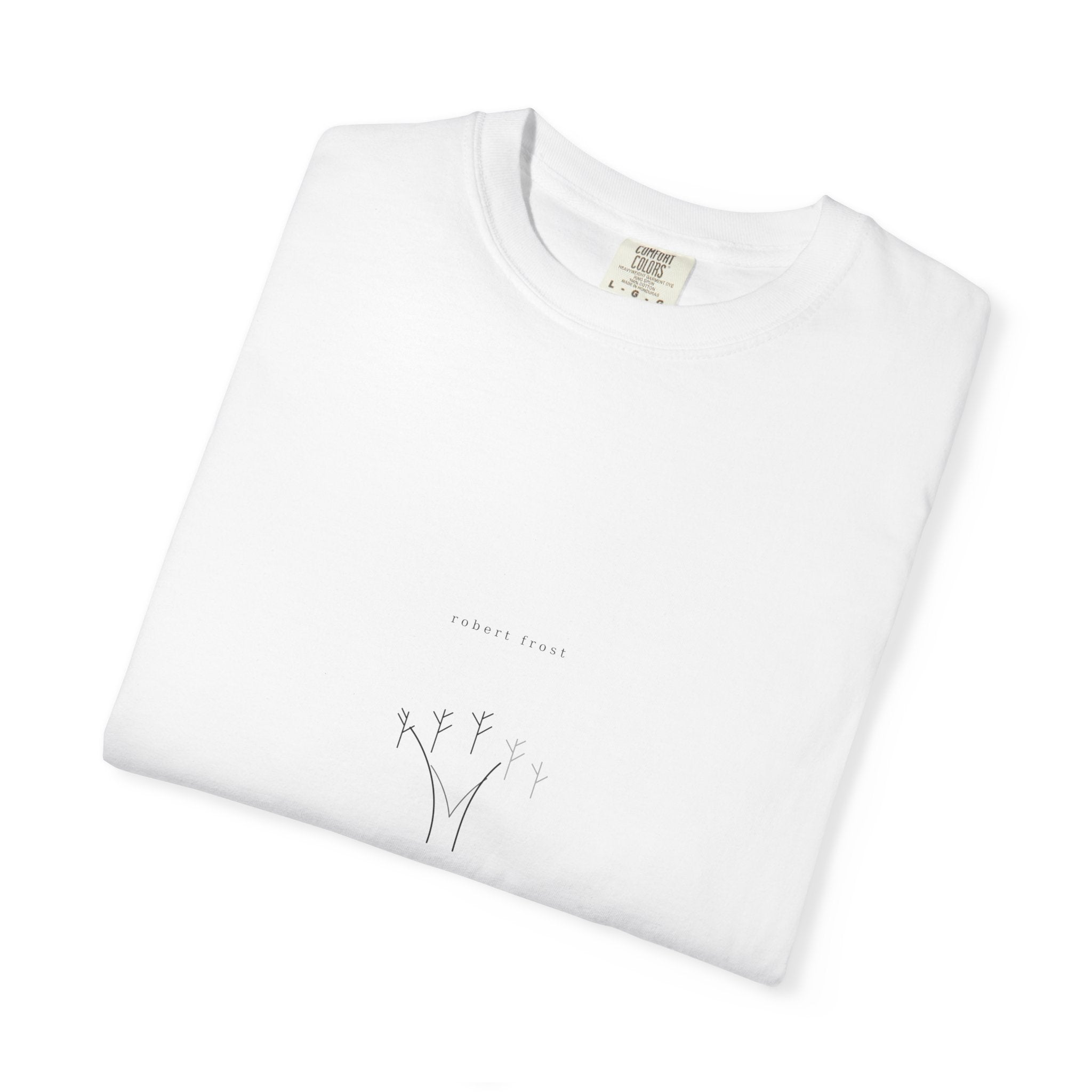 The Road Not Taken Tee — Frost | Palimpsest